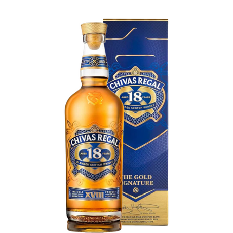 Fles Chivas Regal 18 jaar met etui