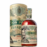Don Papa Baroko rumfles met koffer