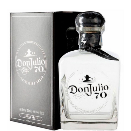 Fles Don Julio 70 kristallijn met etui