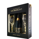 G.H. MARTEL PRESTIGE BRUT + 2 Glazen