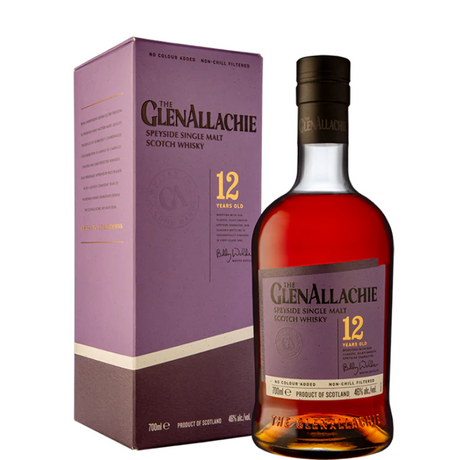 Fles van The GlenAllachie 12 jaar met etui