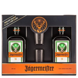 JÄGERMEISTER Etui met handvat 50cl. x2 + 2 glazen