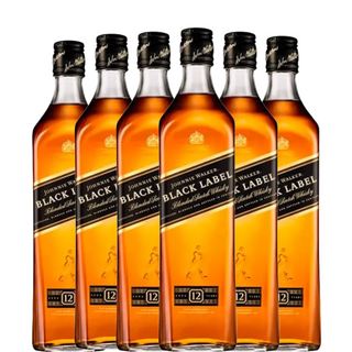 JOHNNIE WALKER BLACK LABEL x6 flessen