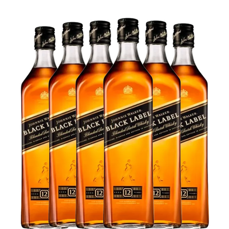 6 flessen Johnnie Walker Black Label