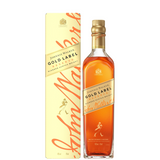 Johnnie Walker Gold Label-fles met etui