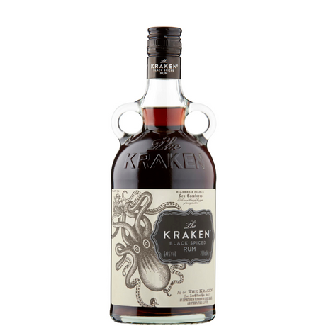 Kraken fles met zwarte kruiden