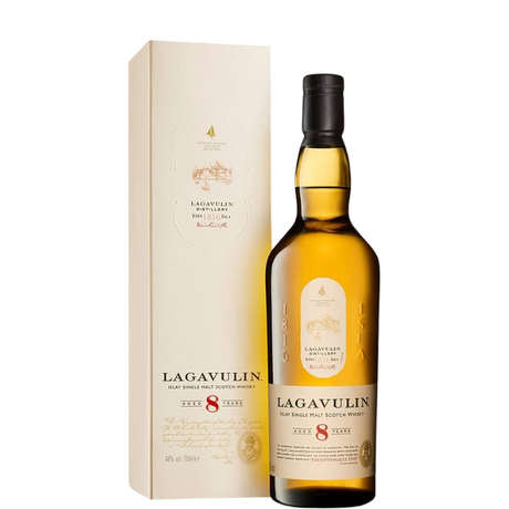 Fles Lagavulin 8 jaar met doosje