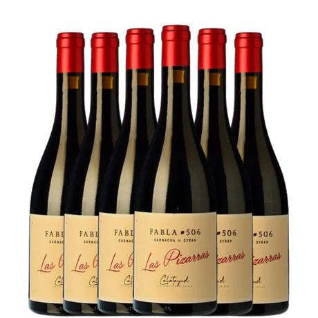 6 flessen Las Pizarras Fabla Garnacha wijn uit Calatayud