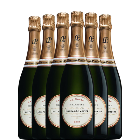6 flessen Laurent Perrier Brut champagne