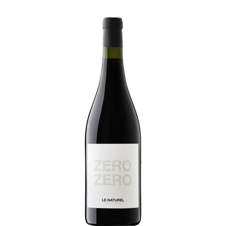 Le Naturel zero zero alcoholvrije fles rode wijn