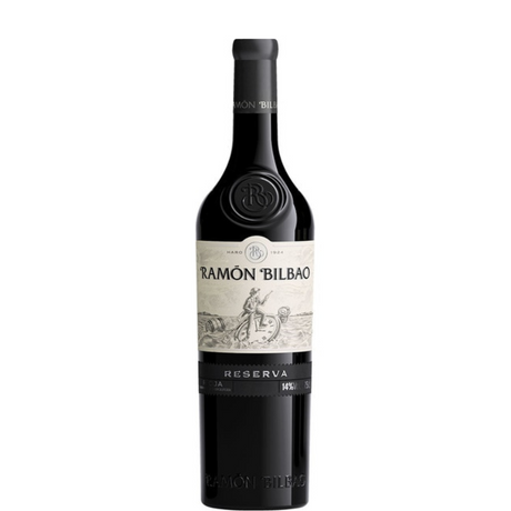 Fles Rioja Ramon Bilbao Reserva 2018 wijn van de Ramon Bilbao Winery.