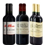 HOUTEN KOFFERBORDEAUX Selectie x6 FLESSEN