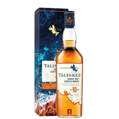 Fles Talisker 10 jaar met etui