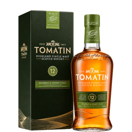 Fles Tomatin 12 jaar met doosje