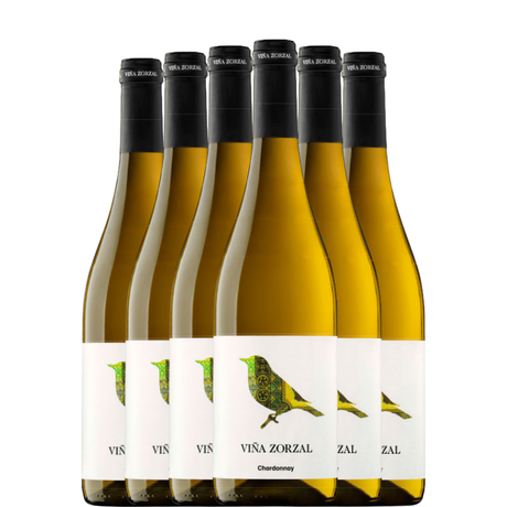 6 flessen Viña Zorzal Chardonnay