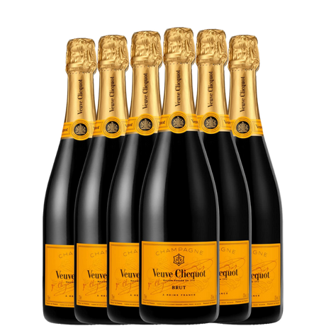 6 flessen Veuve Clicquot Yellow Label