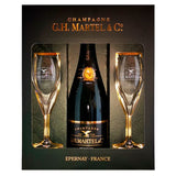 G.H. MARTEL PRESTIGE BRUT + 2 Glazen