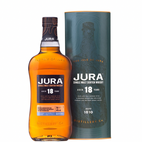 Jura 18 jaar oude fles met etui