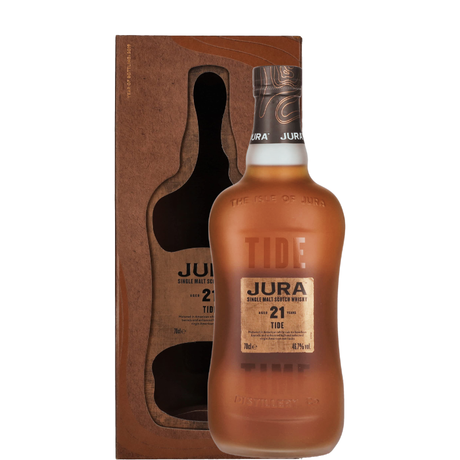 Jura 21 jaar oude Tide Time-fles met etui